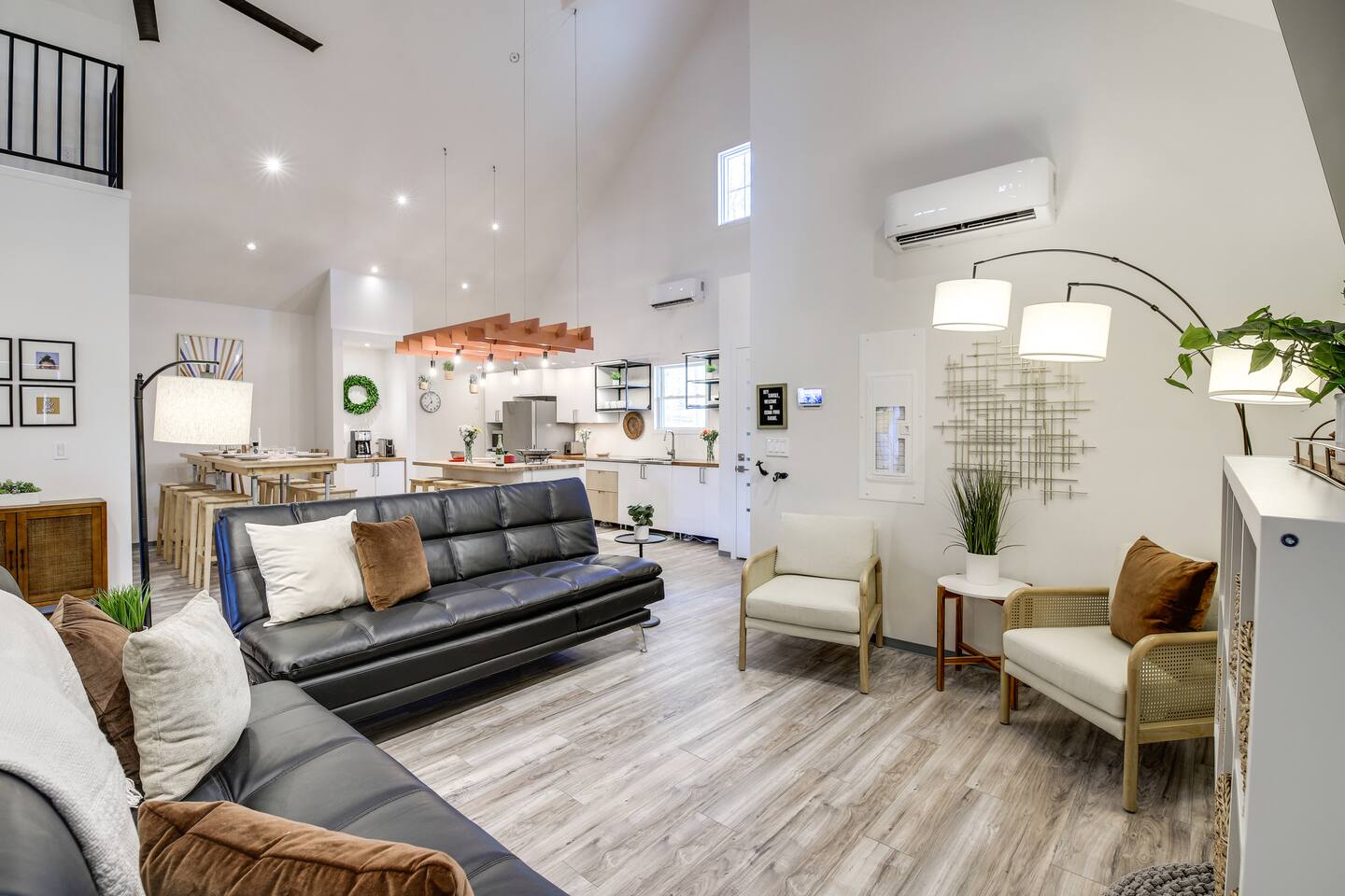 Barndo 2B · Three-bedroom house at Cedar Pond Farms in Jefferson City — a three-bedroom barndominium on a working farm with Scottish Highland cattle.