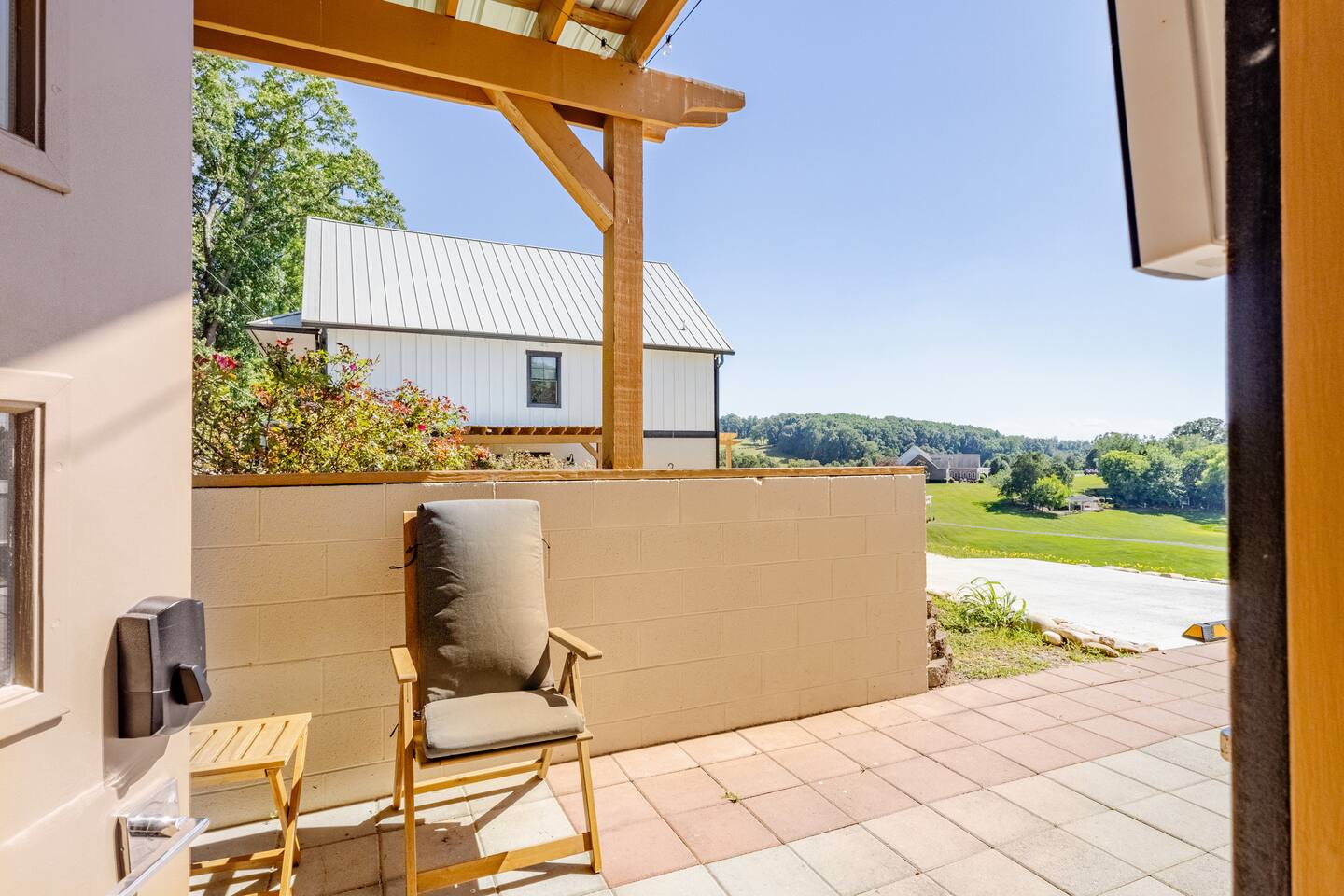 A look around Barndo 3A · South one-bedroom, one of the one-bedroom barndominium suite stays guests book for a farm weekend in the Tennessee foothills near the Smokies.